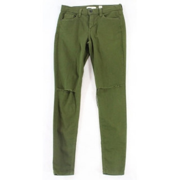 Army green pants, made in usa size 24 (size 00 ) - Picture 1 of 4